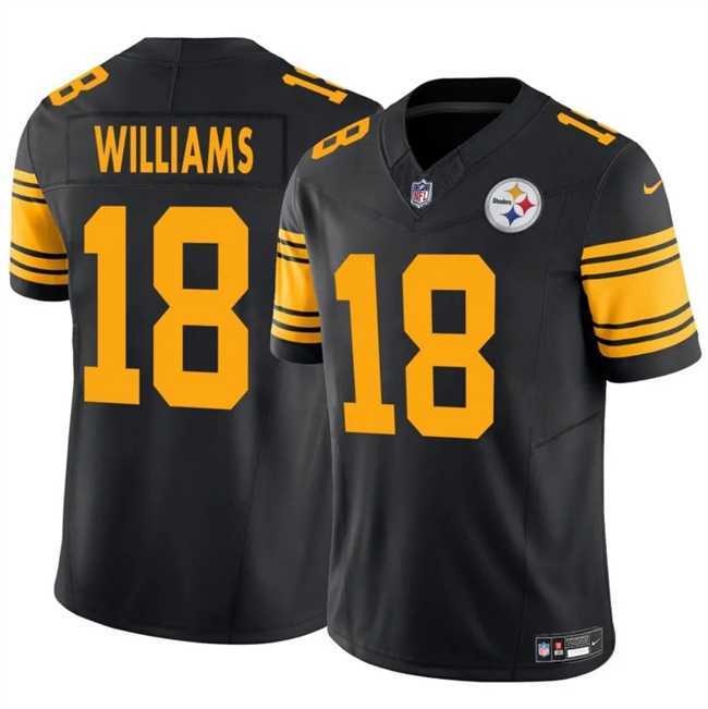 Men & Women & Youth Pittsburgh Steelers #18 Mike Williams Black 2024 F.U.S.E. Color Rush Limited Stitched Jersey->pittsburgh steelers->NFL Jersey
